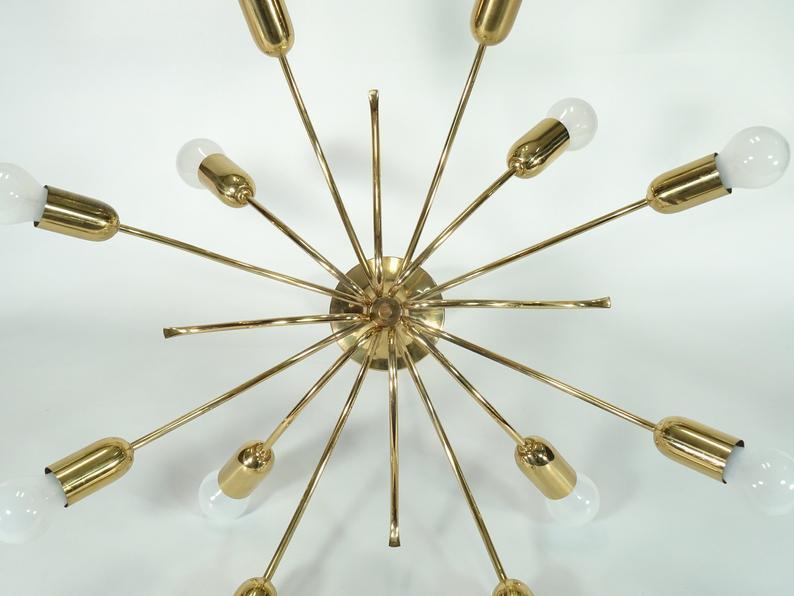 vintage mid century chandelier