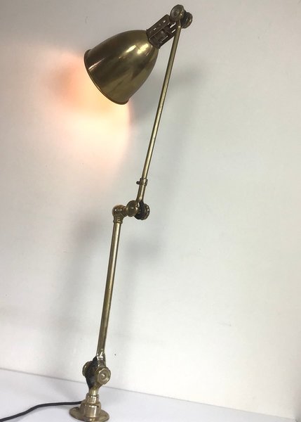 Brass Table Lamp From John Dugdill Ltd, 1920s photo furniture