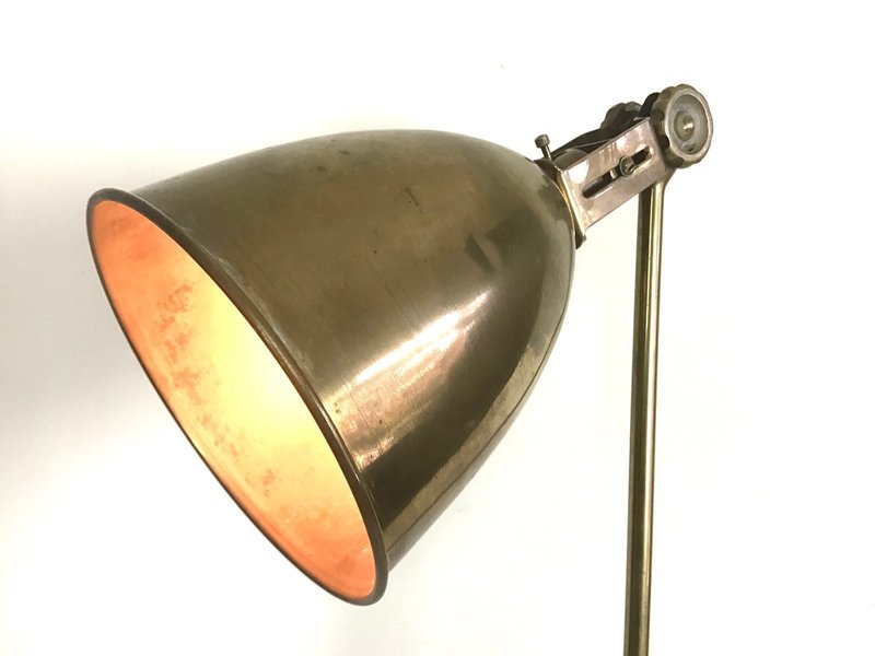 Brass Table Lamp From John Dugdill Ltd, 1920s photo 1608.0