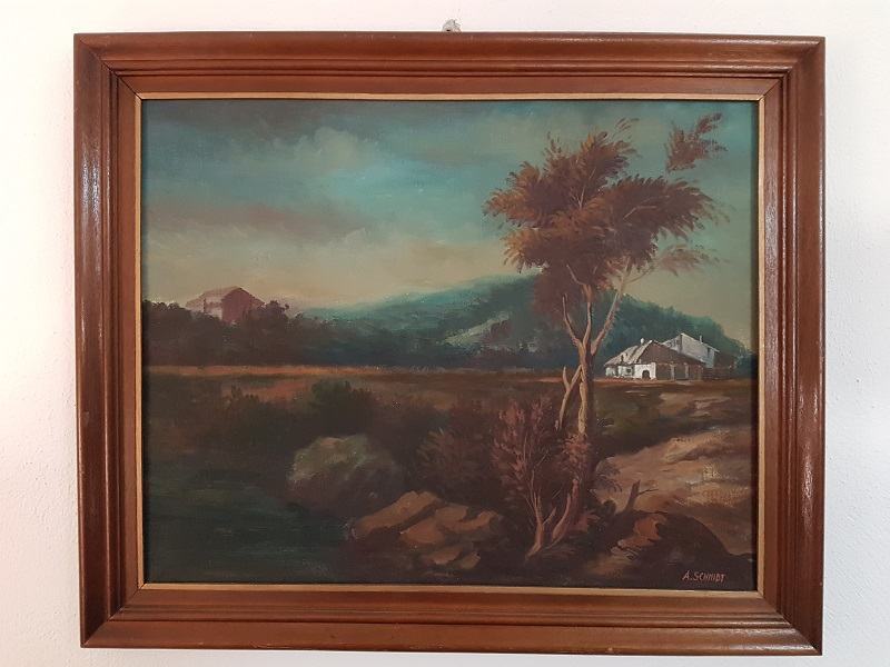 Oil On Canvas  A.Scmidt