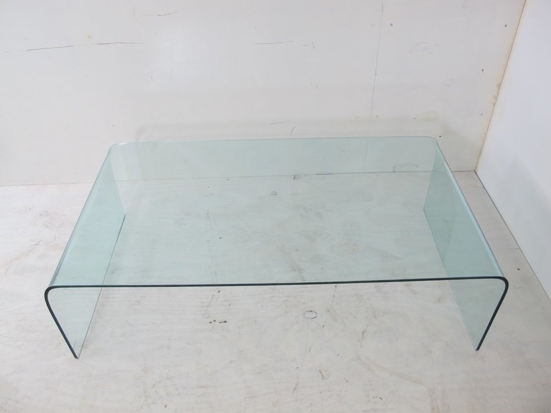 Glass Waterfall Coffee Table By Angelo Cortesi For Fiam 1980s Vinterior