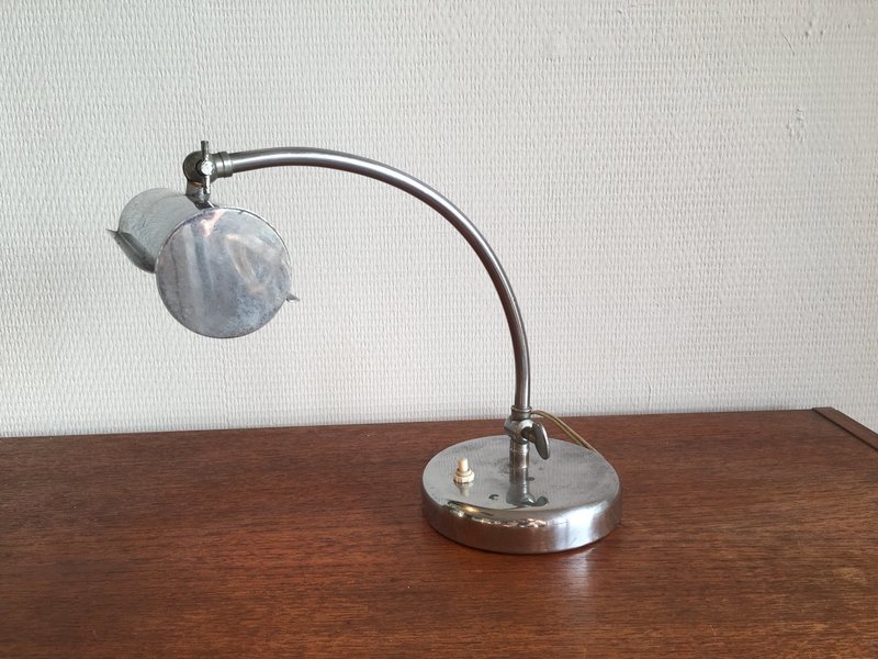 Vintage Chrome Desk Lamp