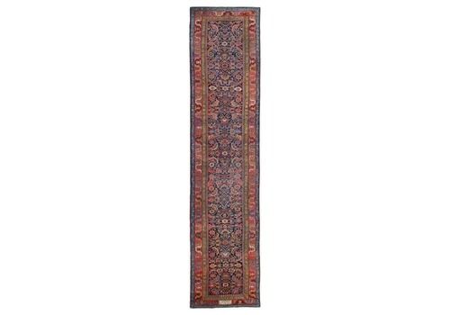 Antique Rug Caucasian Runner, Hand Made Carpet, Living Room Rugs Stair Runner