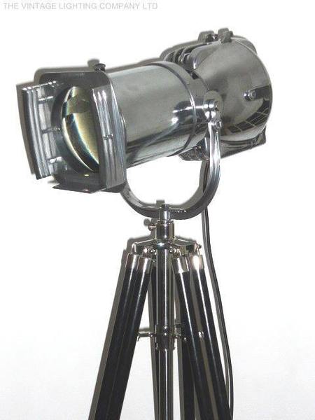 Industrial Theatre Spot Light Antique Studio Floor Lamp 1950 S Strand Electric Red Cinema Lighting