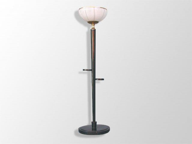 Floor Lamp 1940 Opaline Bowl