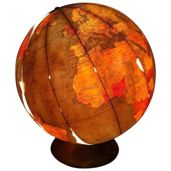 Encyclopedia Britannica Globe Lamp