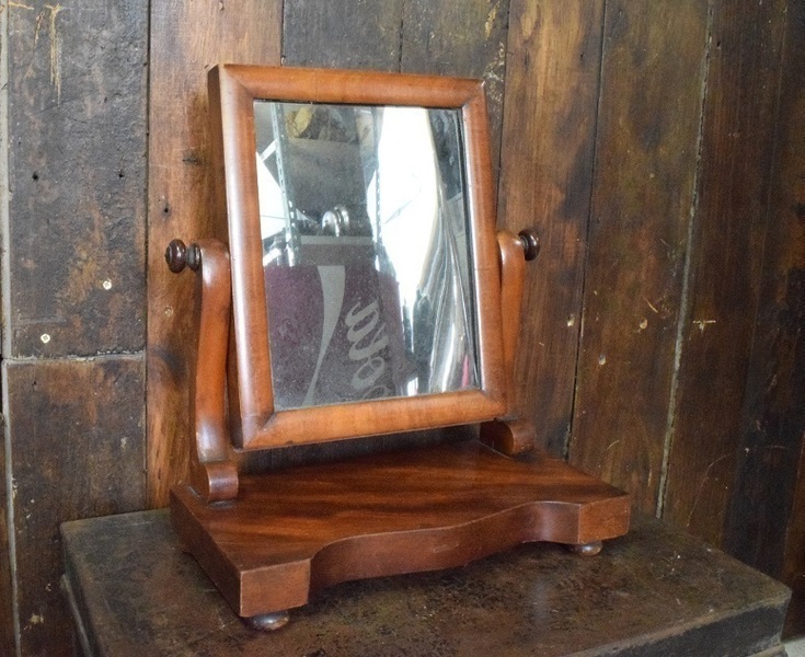 Extra Small Antique Mahogany Dressing Table Mirror On Stand Antique Mahogany Dressing Table Mirror