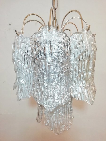 Mid Century Murano Glass Sheets Ceiling Lamp photo furniture