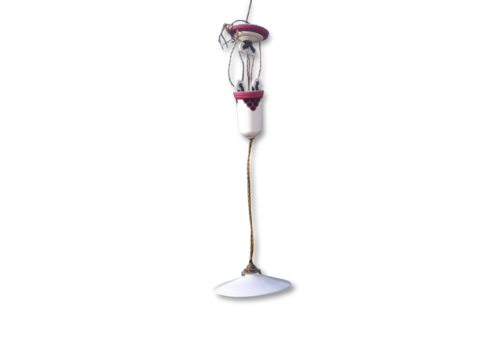 Chandelier Up And Down Earthenware And Opaline