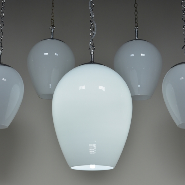 Elegant Teardrop Opaline Shades