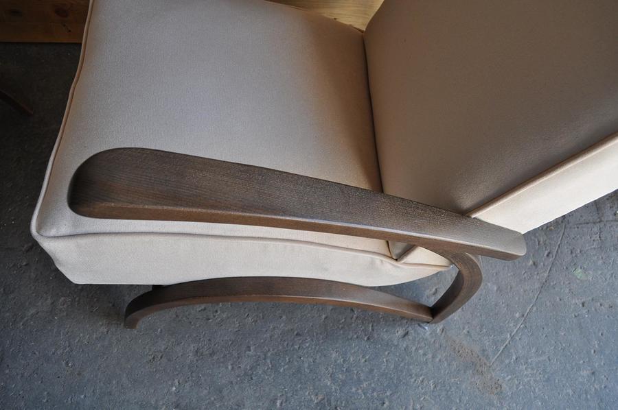 Jindrich Halabala Fully Restored And Reupholstered Lounge Chairs photo Furniture