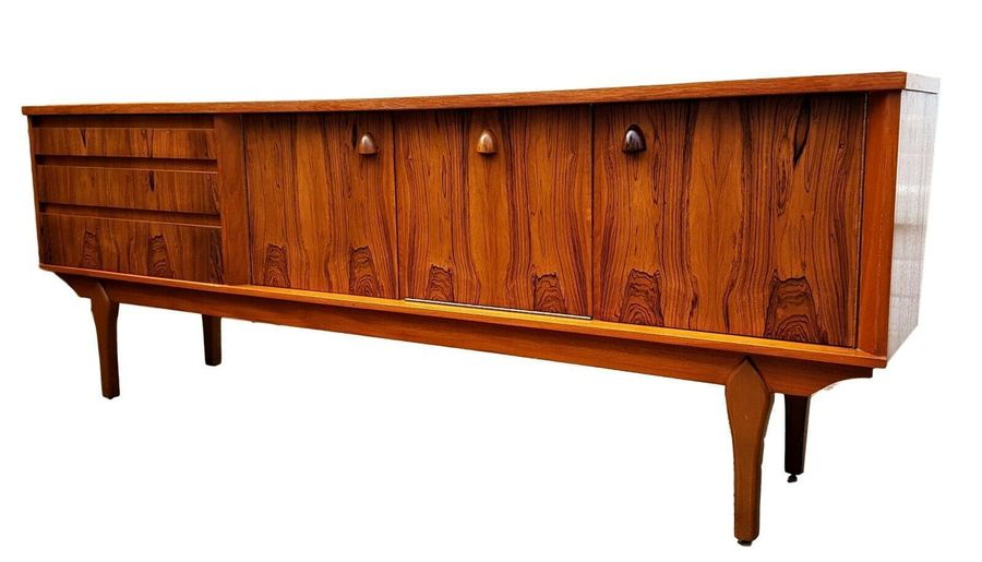 Rosewood Teak Sideboard Cabinet Vintage Mid century LARGE impressive solid teak