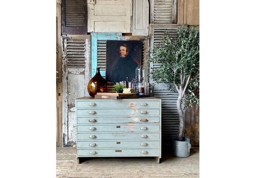 Fabulous Vintage French Plan Chest
