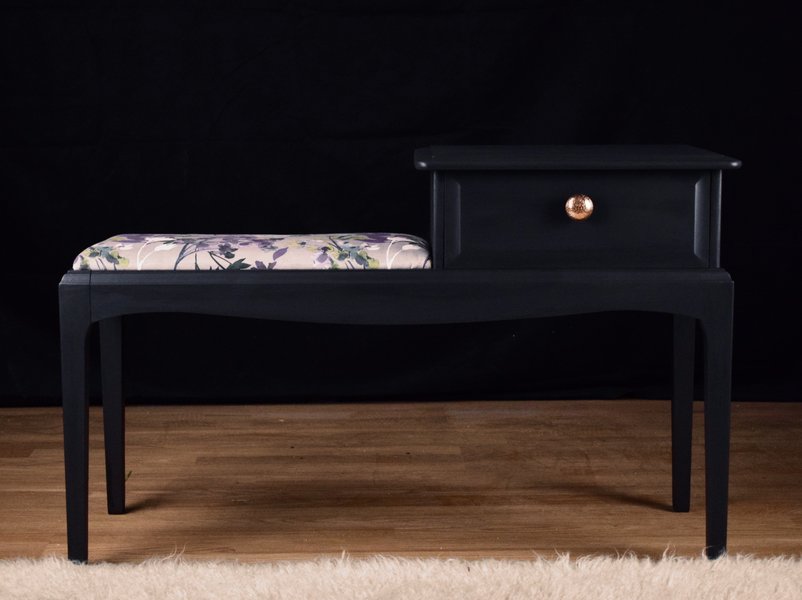 vintage stag minstrel telephone or hall seat bench vinterior