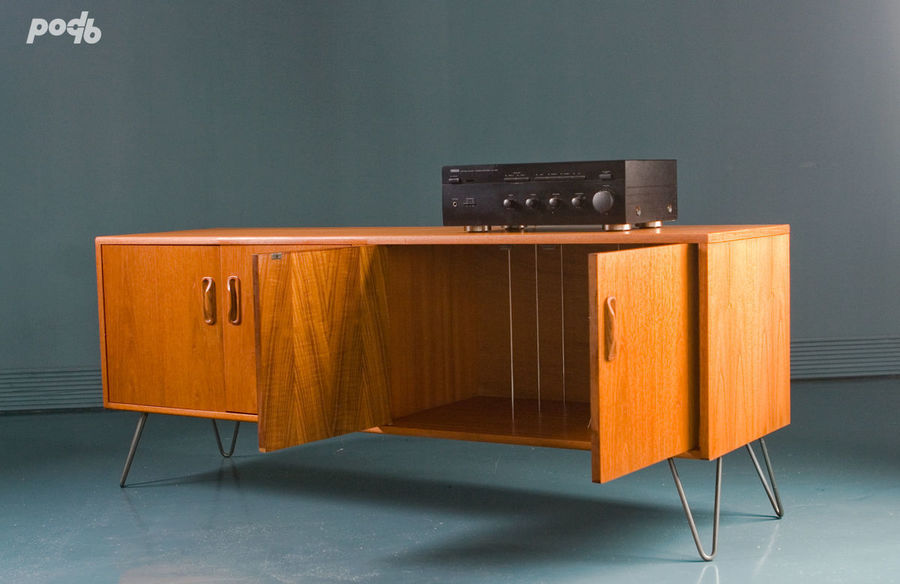 Vintage G Plan Teak Mid Century Retro Teak Large Record Storage