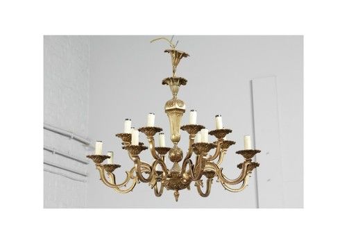 A&B Home Gold Pineapple Chandelier A&B Home Gold Pineapple Chandelier