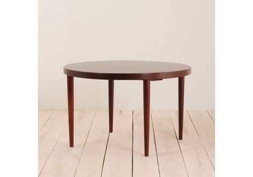Round Rosewood Extension Table, Kai Kristiansen,Denmark, 60s