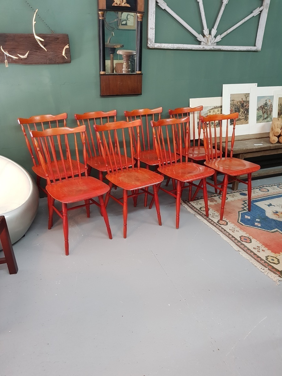 8 Vintage Ligna Dining Chairs Vinterior