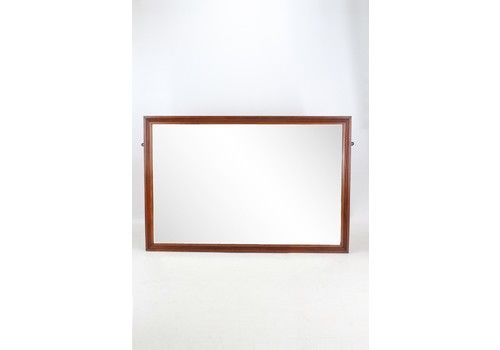 Large Victorian Mahogany Mirror