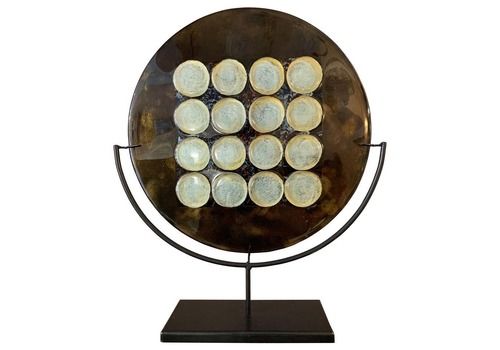 Modernist Murano Glass 12 Circle Display Plate