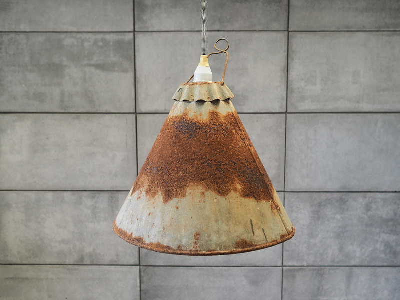 Metal Lamp, Industrial Style, 50s photo furniture