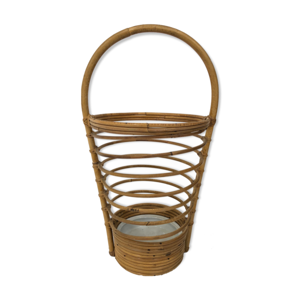 Rattan Umbrella Stand, France, 1970