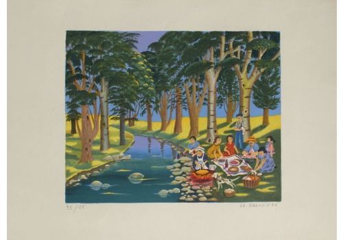 Madeleine La Giraudiere Le Pique Nique 1975