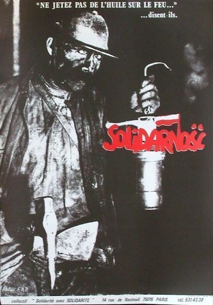 Solidarnosc   Offset Poster   Solidarity Collective With Solidarity