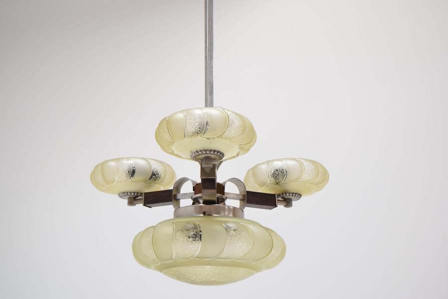 Art Deco Chandelier,1930‘S. photo furniture
