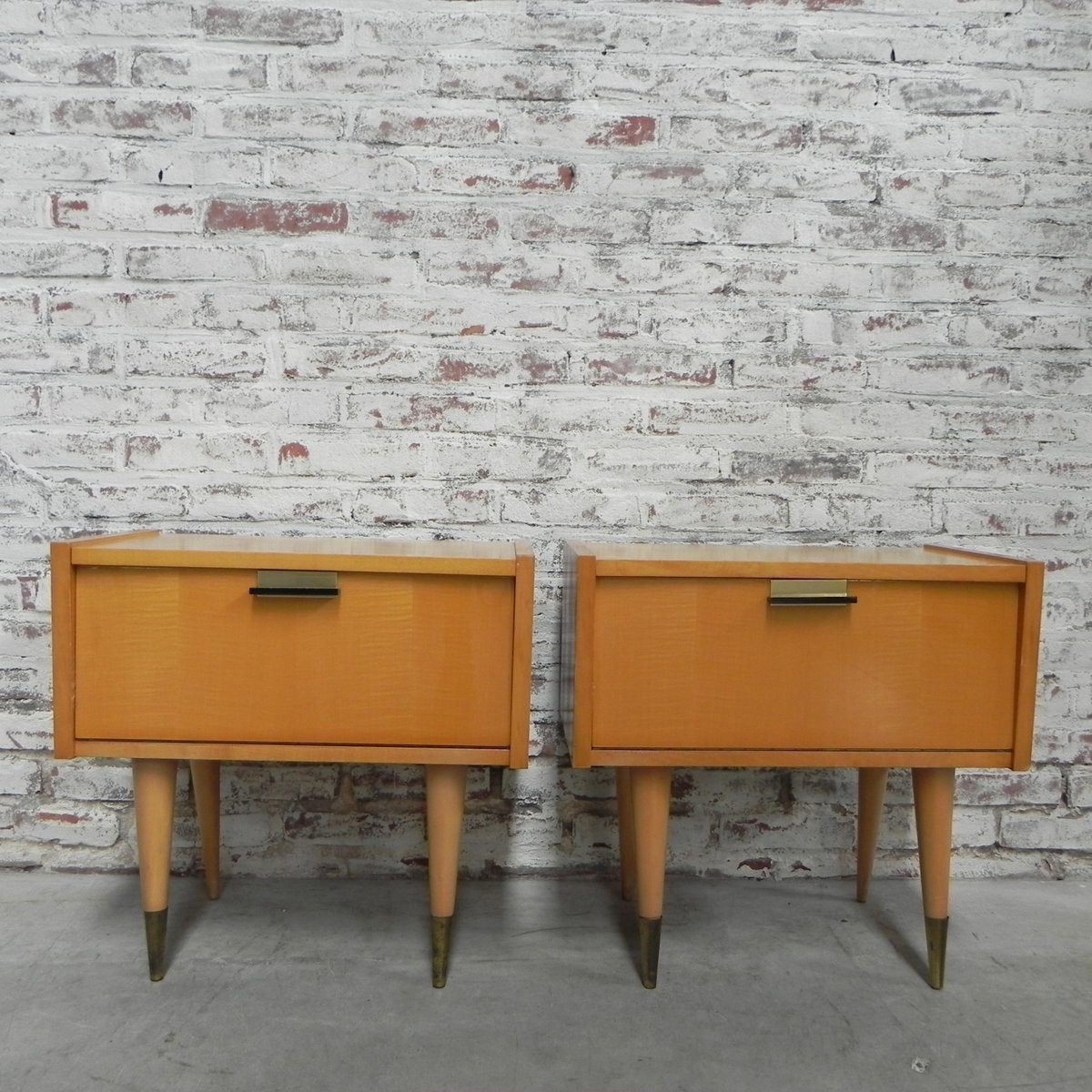 Vintage Nightstands, 1960s, Set Of 2 Vinterior