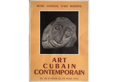 Contemporary Cuban Art Offset Poster National Museum Of Modern Art 1951
