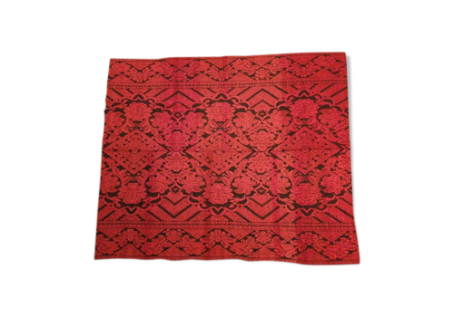 Red And Black Elegant Cover For Bed Or Sofa Made By Hand In Romania