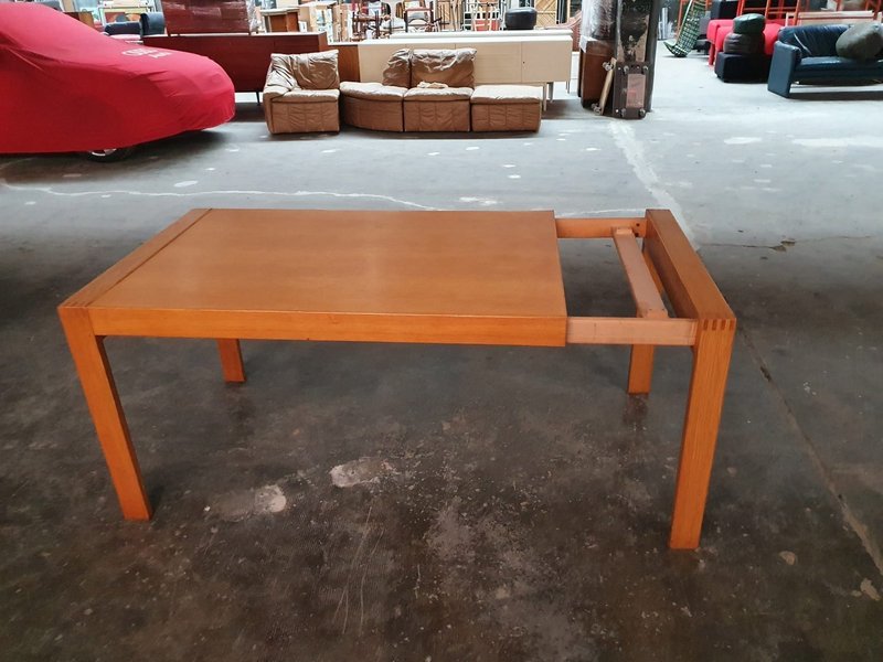 Oak Model Se15 Extendable Dining Table By Pierre Mazairac & Charles Boonzaaijer For Pastoe, 1976 photo for sale