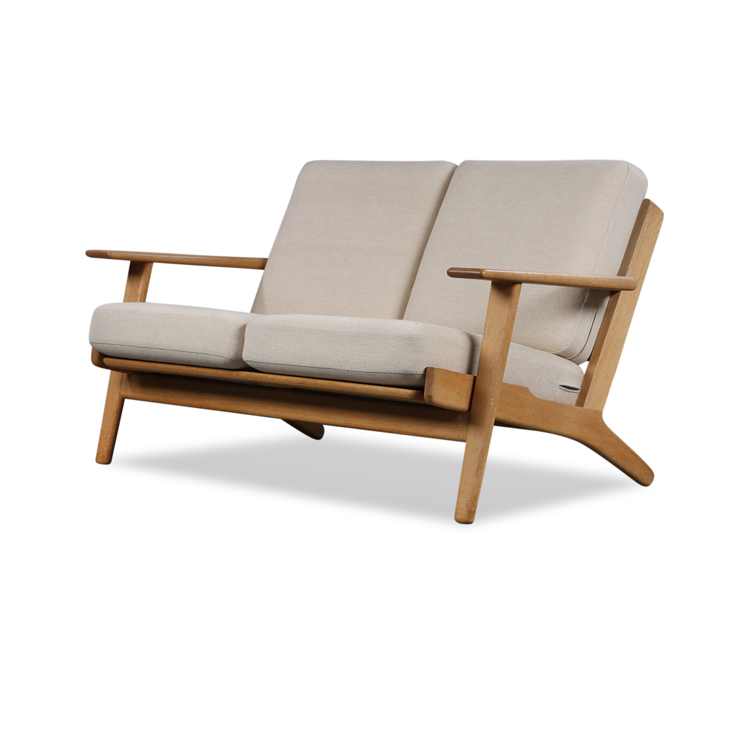 Vintage Hans J Wegner 2 Seater Sofa Model Ge 290 2 Hans J