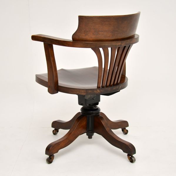 Antique Victorian Swivel Desk Chair Vinterior