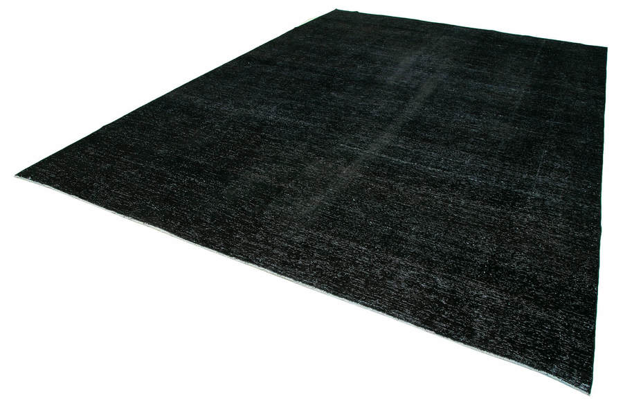 Handmade Vintage Black Persian Rug photo for sale