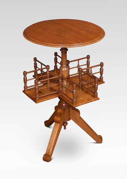Walnut Book Table