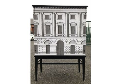 Stunning Vintage Dry Bar Drinks Cabinet In Manner Of Fornasetti 1950s 60s