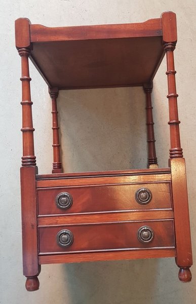 Vintage English Mahogany Side Table