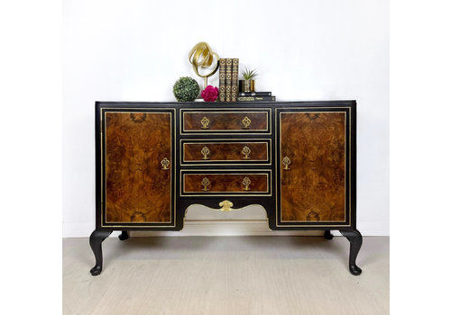 Burr Walnut Drinks Cabinet