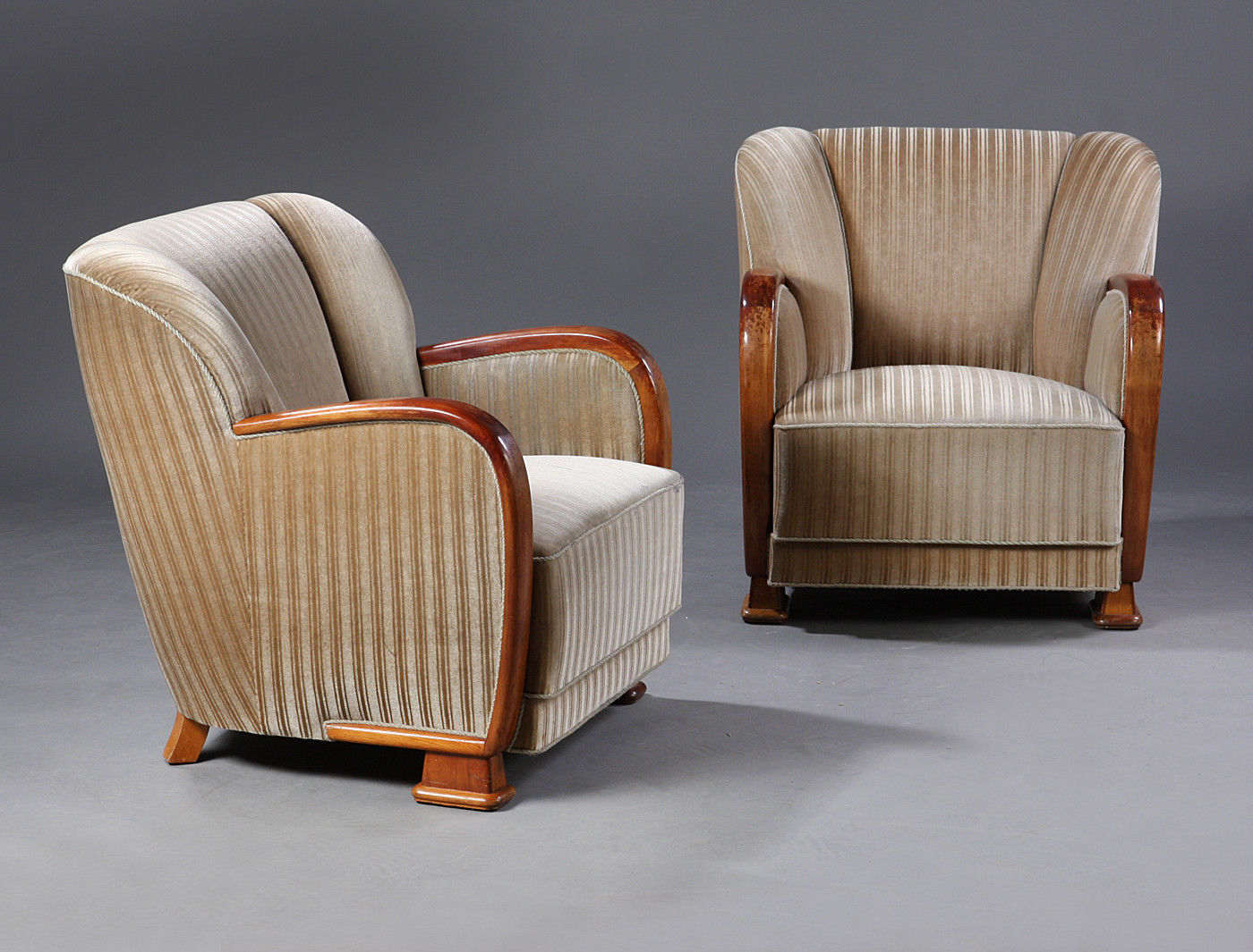 Vintage Danish Art Deco Lounge Chairs 1930s Mobile Fabrik Vinterior