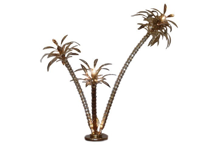 1970's Vintage Italian Brass Palm Tree Vintage Italian Brass Palm Tree