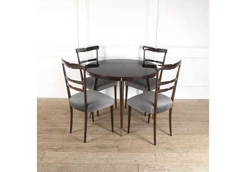 Mahogany Games Table And Chairs