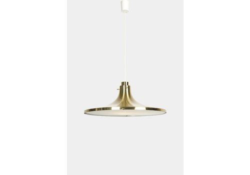 Hans Agne Jakobsson Brass Lamp Markaryd Sweden 60s