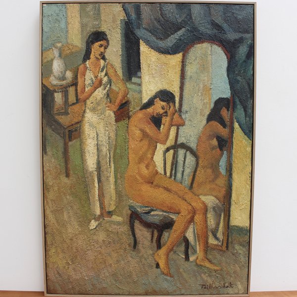 'Woman In Front Of The Mirror' By Vincent Tailhardat (Circa 1990s)