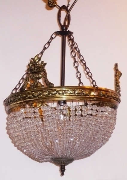 Beaded Bowl Light