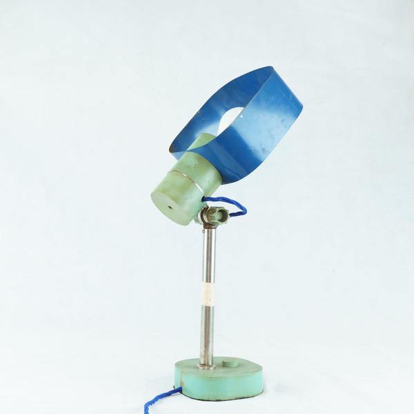 Retro Desk Lamp In Blue And Green