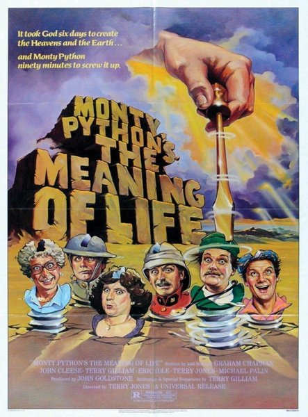 Monty Python's Meaning Of Life   Original Vintage Poster