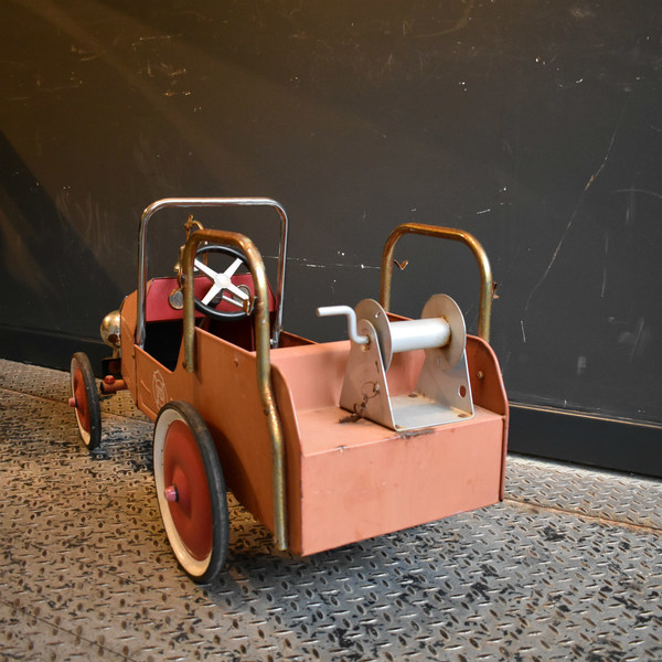 Vintage Buddy L Firetruck Pedal Car Kids Toy Vinterior