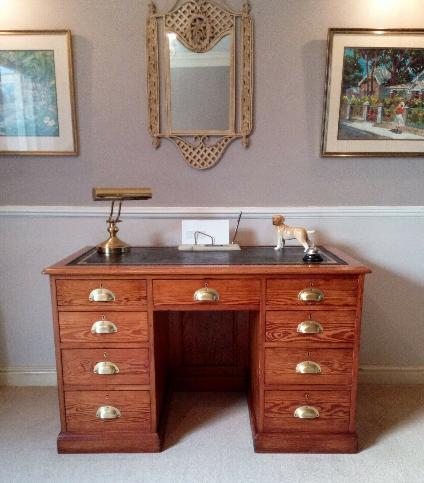 A Beautiful Compact, Country Style Antique Edwardian Solid Pitch Pine